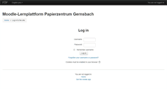 Desktop Screenshot of moodle.papierzentrum.org