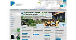 Desktop Screenshot of papierzentrum.org